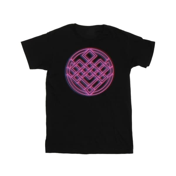 Marvel Girls Shang-Chi And The Legend Of The Ten Rings Neon Icon Cotton T-Shirt