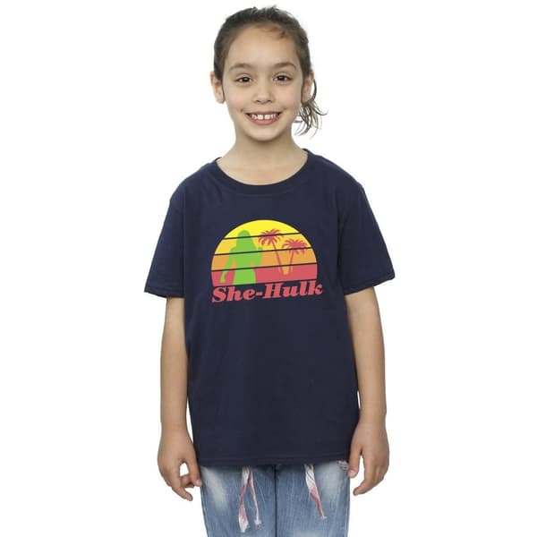 Marvel Girls She-Hulk: Attorney At Law Sunset Flex Cotton T-Shirt