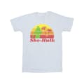 Miniatyrbild 1 av 3: Marvel She-Hulk: Attorney At Law - T-shirt i bomull med solnedgångsflex för flickor
