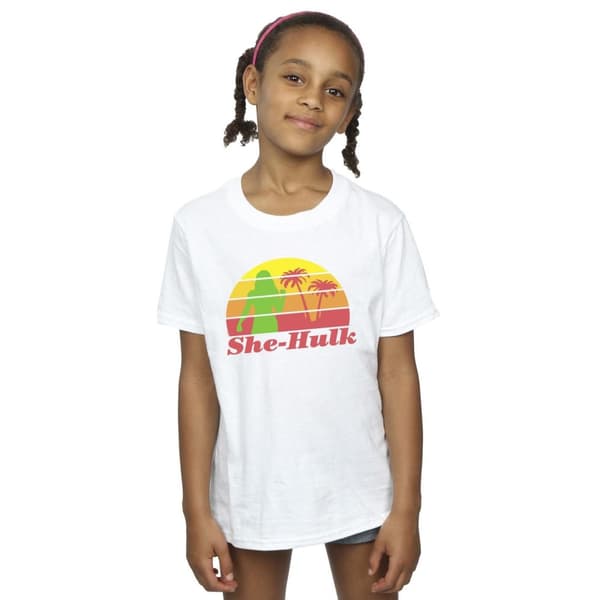 Marvel Girls She-Hulk: Attorney At Law Sunset Flex Cotton T-Shirt