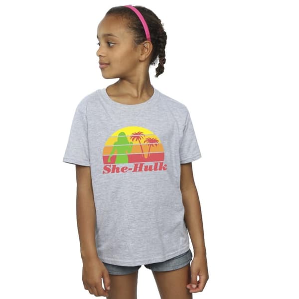 Marvel Girls She-Hulk: Attorney At Law Sunset Flex Cotton T-Shirt