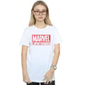 Miniatyrbild 2 av 3: Marvel Dam/Lady Logo Tvättbar Bomull Boyfriend T-shirt