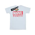 Miniatyrbild 1 av 3: Marvel Dam/Lady Logo Tvättbar Bomull Boyfriend T-shirt