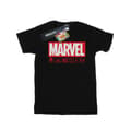 Pikkukuva 1 / 3: Marvel Womens/Ladies Logo Wash Care Cotton Boyfriend T-Shirt