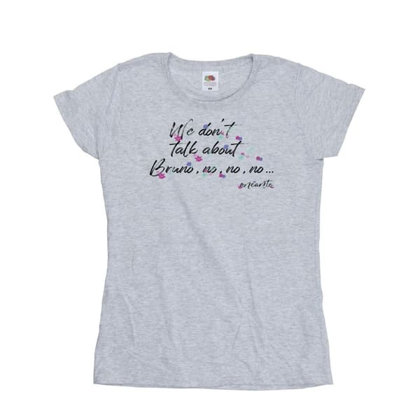 Disney Dam / Dam Encanto Vi Pratar Inte Om Bruno No No Bomulls-T-shirt