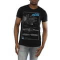 Miniatyrbilde 3 av 5: Star Wars Mens Force Awakens Millennium Falcon Manual T-Shirt