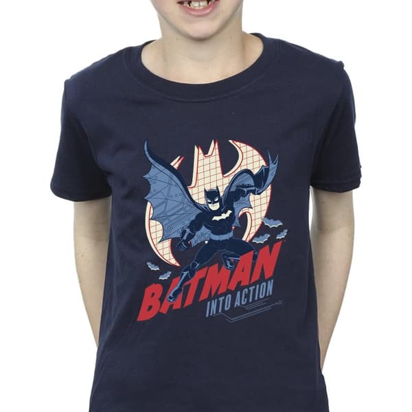 DC Comics Batman Into Action T-shirt för pojkar