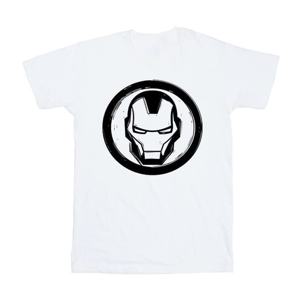 Marvel T-shirt med Iron Mans bröstlogga för pojkar