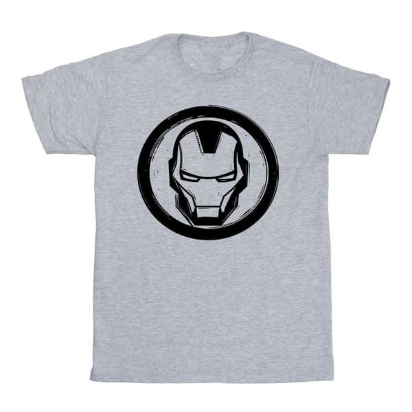 Marvel T-shirt med Iron Mans bröstlogga för pojkar