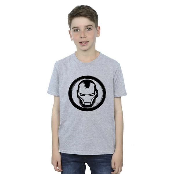 Marvel T-shirt med Iron Mans bröstlogga för pojkar