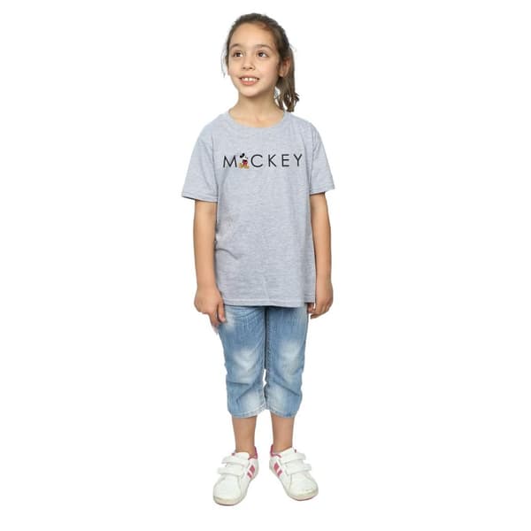 Disney Minnie Mouse Kick Letter T-shirt i bomull för flickor