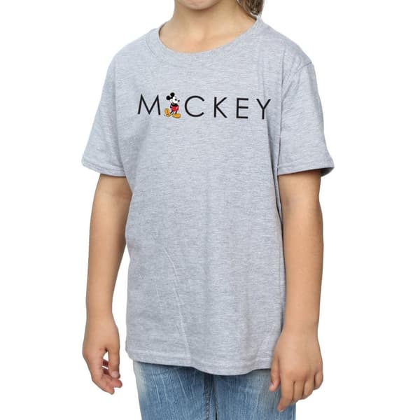 Disney Girls Minnie Mouse Kick Letter Cotton T-Shirt