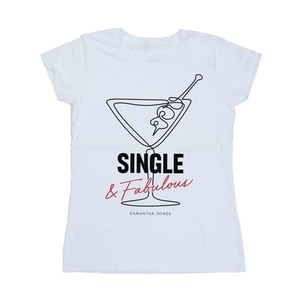 Sex And The City Womens/Ladies Single And Fabulous Cotton T-Shirt