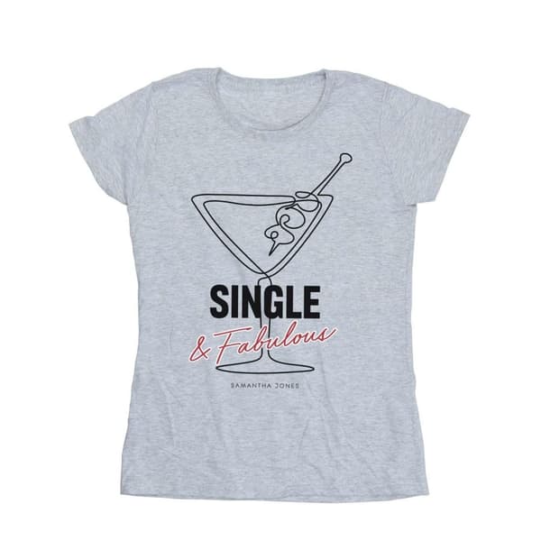 Sex And The City Womens/Ladies Single And Fabulous Cotton T-Shirt