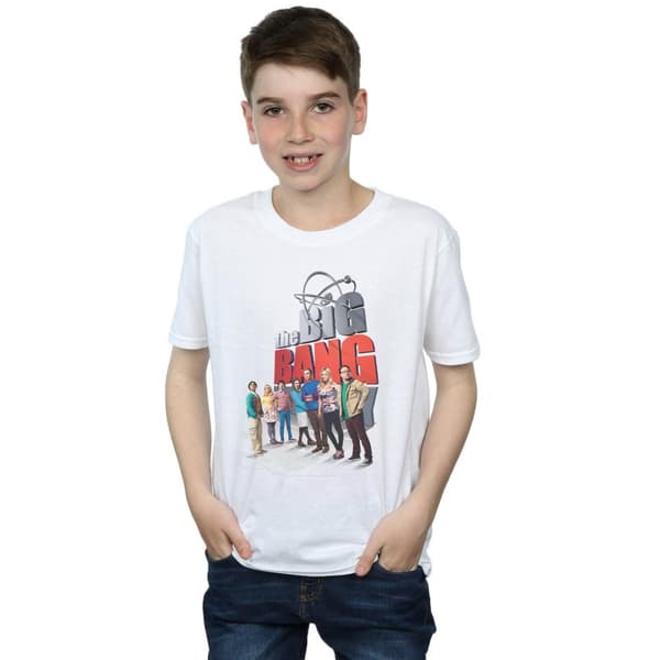 The Big Bang Theory T-shirt med stor affisch för pojkar