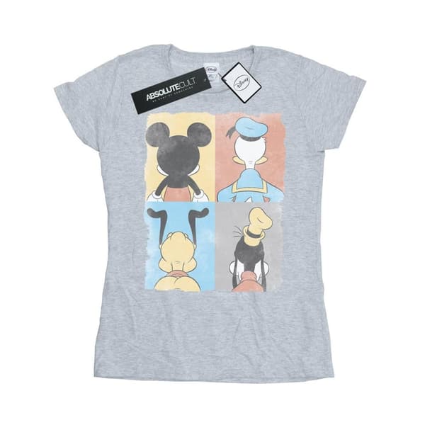 Disney Dam/Tjej Musse Pigg - T-shirt i bomull med fyra ryggar