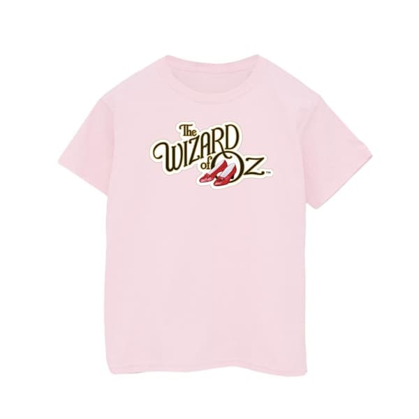 The Wizard Of Oz T-shirt i bomull med skor och logotyp för flickor Baby Pink 12-13 Years