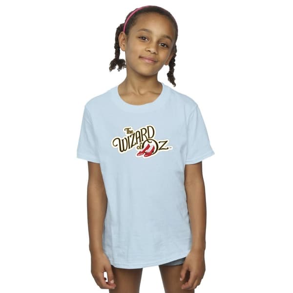The Wizard Of Oz T-shirt i bomull med skor och logotyp för flickor
