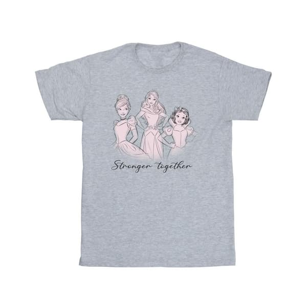 Disney Mens Princesses Stronger Together T-Shirt