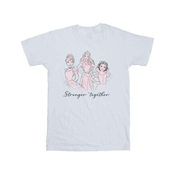 Disney Mens Princesses Stronger Together T-shirt