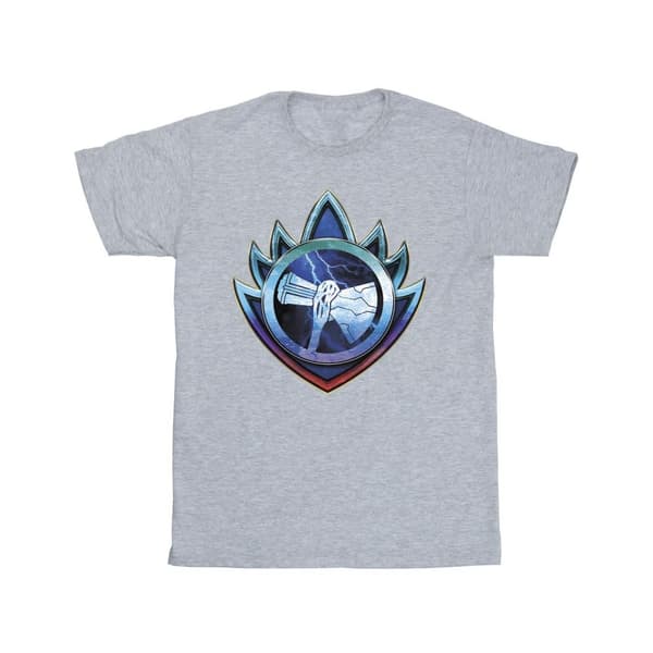 Marvel Girls Thor Love And Thunder Stormbreaker Crest Cotton T-Shirt
