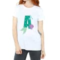 Miniatyrbild 3 av 5: Disney Dam/kvinnor Alphabet A Is For Ariel Boyfriend T-shirt i bomull