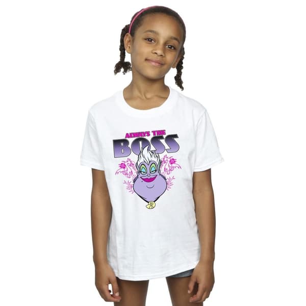 Disney Den lilla sjöjungfrun Ursula - mamma är chefen - T-shirt i bomull för flickor