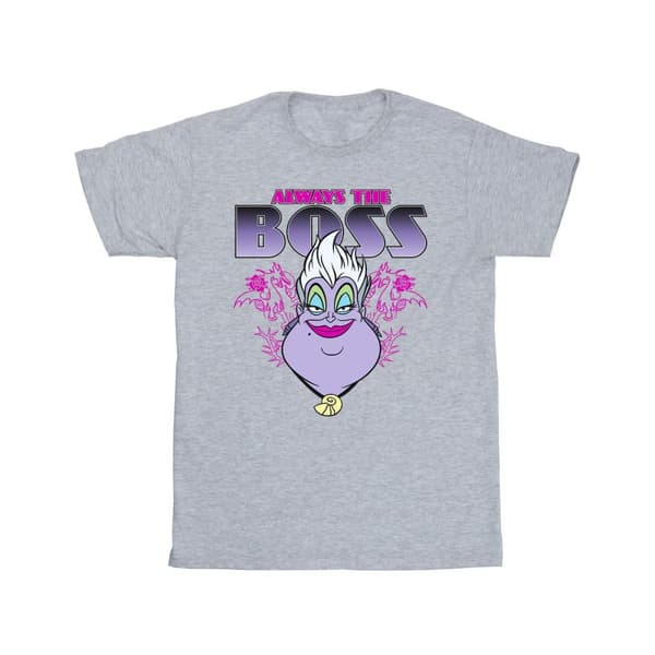 Disney Den lilla sjöjungfrun Ursula - mamma är chefen - T-shirt i bomull för flickor