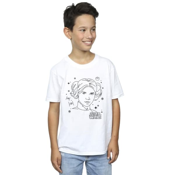Star Wars Pojkar Episod IV: Ett nytt hopp Leia julskiss T-shirt