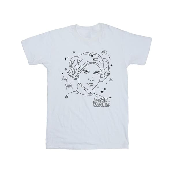 Star Wars Pojkar Episod IV: Ett nytt hopp Leia julskiss T-shirt
