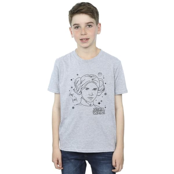 Star Wars Pojkar Episod IV: Ett nytt hopp Leia julskiss T-shirt