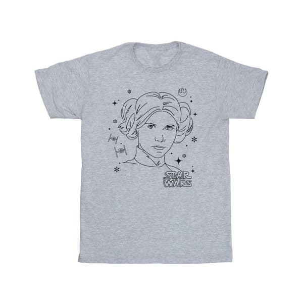 Star Wars Pojkar Episod IV: Ett nytt hopp Leia julskiss T-shirt