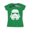 Miniatyrbillede 1 af 5: Star Wars Womens/Ladies Christmas Stormtrooper Helmet Cotton T-Shirt
