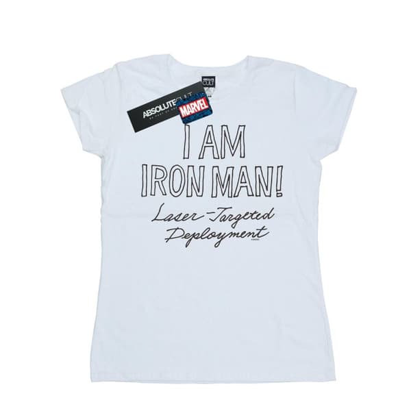 Marvel Womens/Ladies I Am Iron Man Cotton T-Shirt