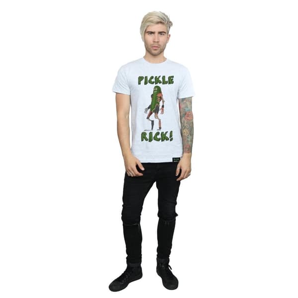 Rick And Morty Pickle Rick T-shirt til mænd