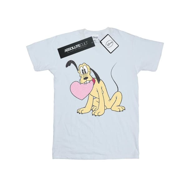 Disney Pluto Love Heart T-shirt i bomull för flickor