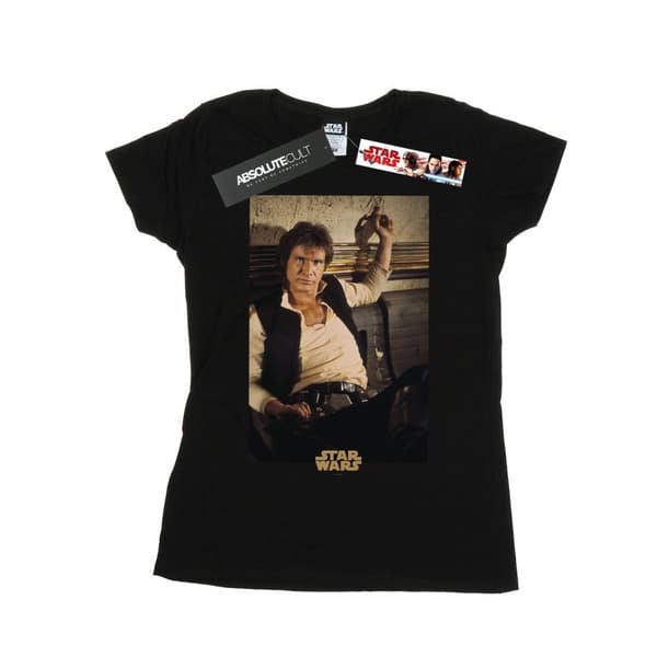 Star Wars Womens/Ladies Han Solo Mos Eisley Cotton T-Shirt