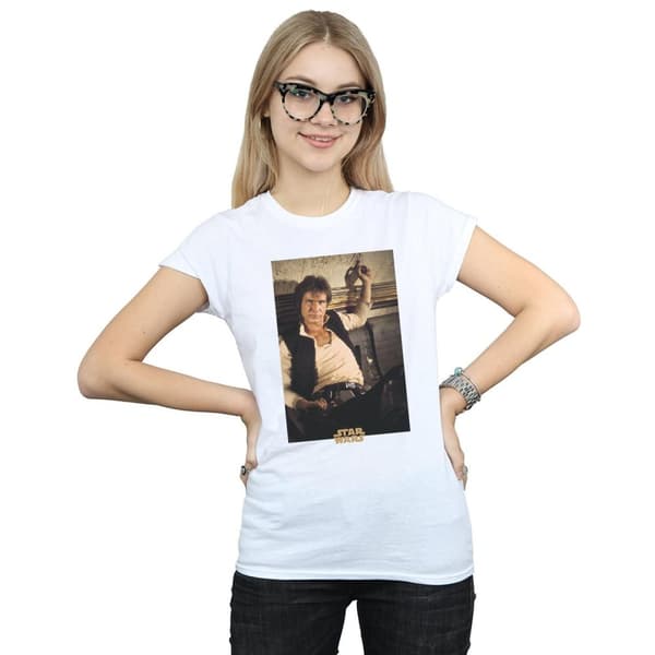 Star Wars Womens/Ladies Han Solo Mos Eisley Cotton T-Shirt
