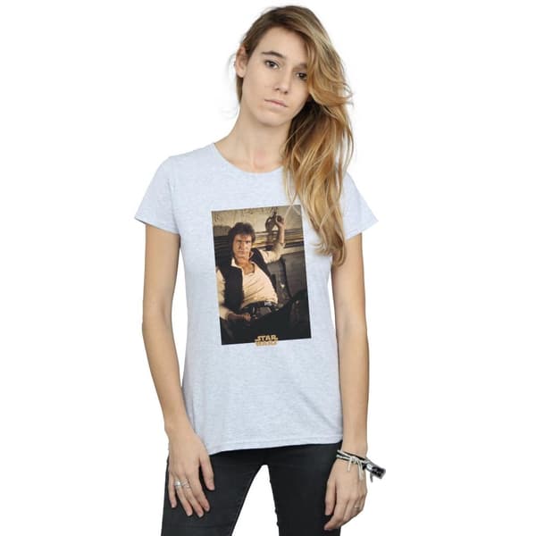 Star Wars Womens/Ladies Han Solo Mos Eisley Cotton T-Shirt