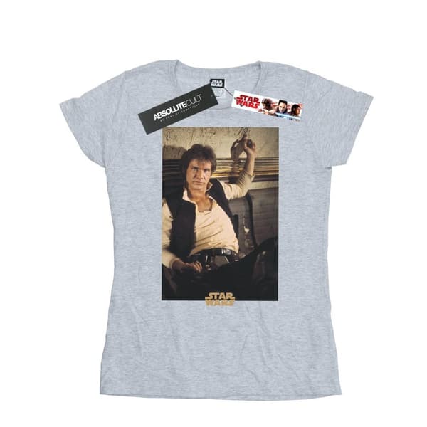 Star Wars Womens/Ladies Han Solo Mos Eisley Cotton T-Shirt