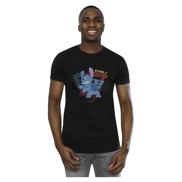 Disney Lilo And Stitch - lättdistraherad t-shirt för herrar