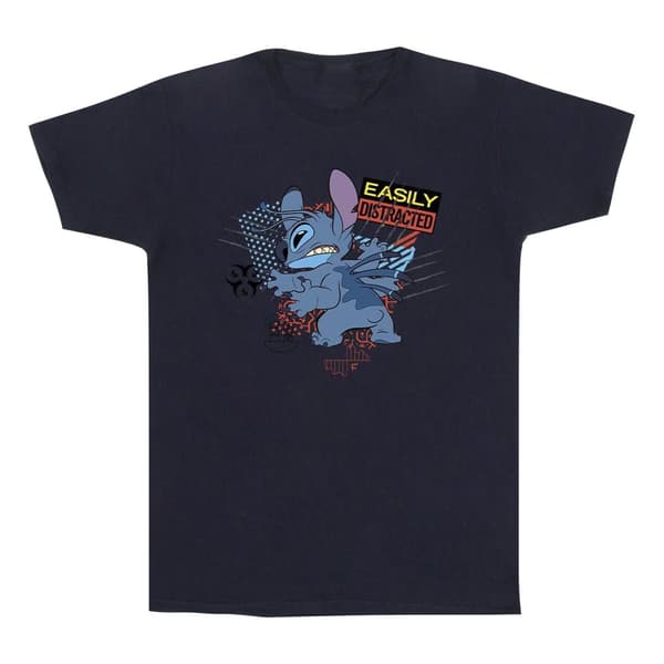 Disney Lilo And Stitch - lättdistraherad t-shirt för herrar