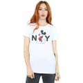 Miniatyrbilde 2 av 5: Disney Womens/Ladies Mickey Mouse NY Cotton Boyfriend T-Shirt