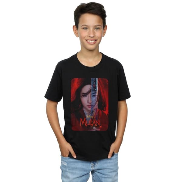 Disney T-shirt med filmaffisch från Mulan för pojkar
