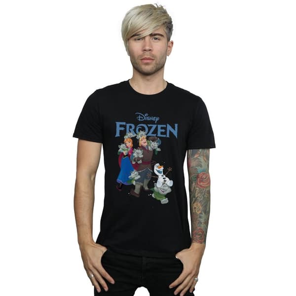 Disney Mens Frozen Happy Trolls T-Shirt
