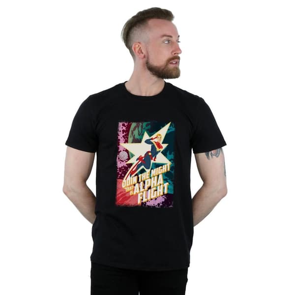 Marvel Captain Marvel Alpha Flight T-shirt för herrar
