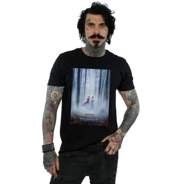 Disney Mens Frozen 2 Movie Poster T-Shirt