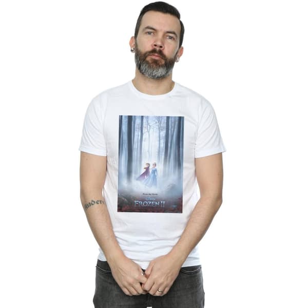 Disney Mens Frozen 2 Movie Poster T-Shirt