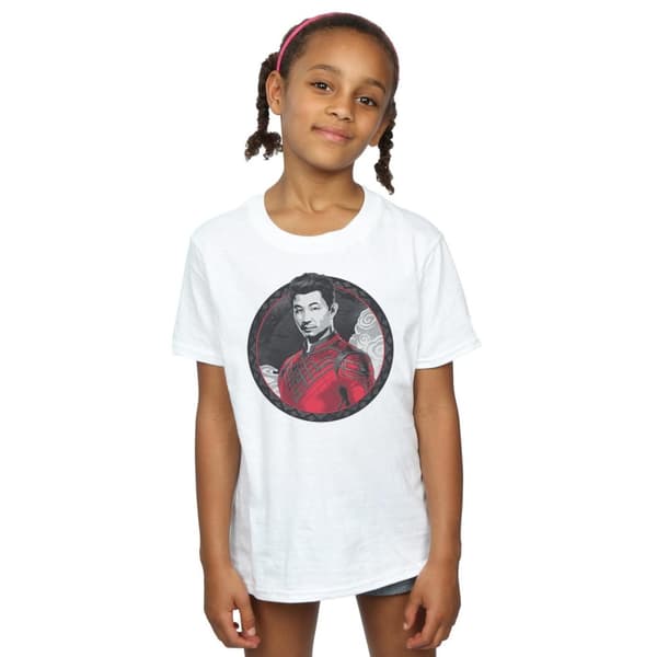 Marvel Girls Shang-Chi And The Legend Of The Ten Rings Red Ring Cotton T-Shirt