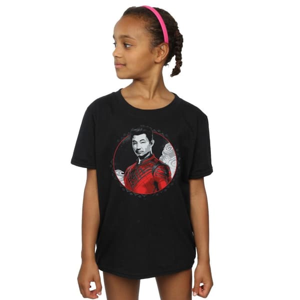 Marvel Girls Shang-Chi And The Legend Of The Ten Rings Red Ring Cotton T-Shirt